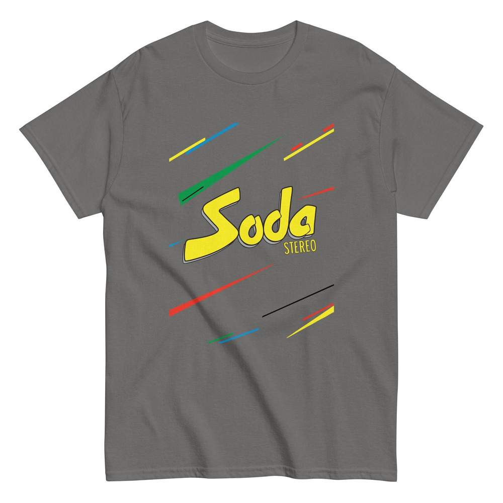 Soda Stereo T Shirt Charcoal